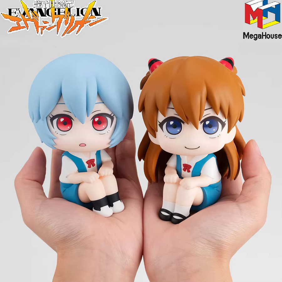 Bandai Neon Genesis Evangelion EVA Ayanami Rei Asuka LookUp Q-Version Modell, Puppe, Kunststoff, Bunt / Mehrfarbig - Bild 2