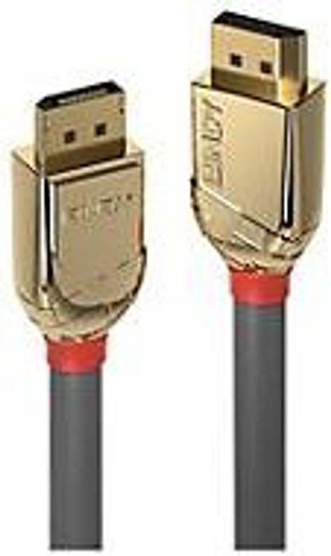 Lindy Gold DisplayPort-Kabel DisplayPort auf DisplayPort, 5,0 m, Grau - Bild 2