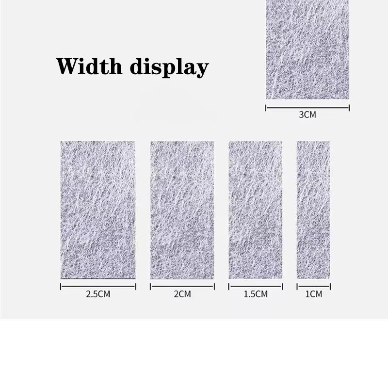 25m Doppelseitiges Selbstklebendes Vlies-Futtergewebe in Weiß zum Aufbügeln für DIY-Kleidung und Längenverkürzung - Bild 4