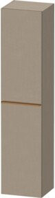 Duravit Hochschrank D-Neo in Beige/Leinen mit 1 Tür und 5 Regalböden, B/T/H: 40 x 36 x 176 cm - Bild 1