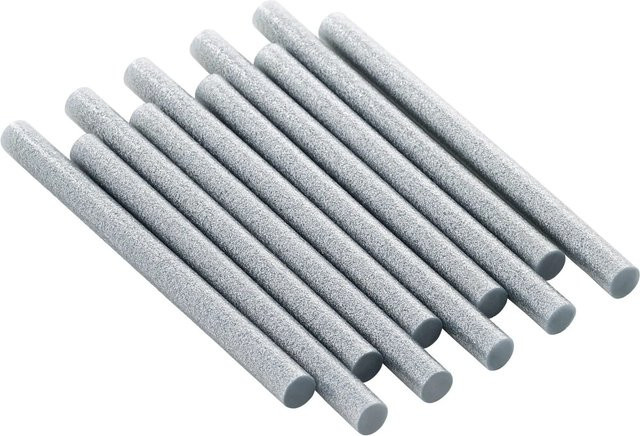 LUX-TOOLS Heißklebepatronen Silber Ø 11 mm, 10 Stück - Bild 1