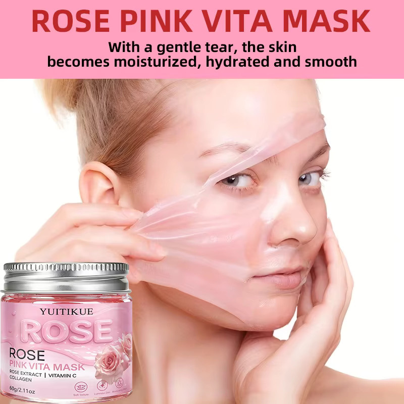 YUITIKUE Rose Pink Vita Maske, Gesichtspflege - Bild 3