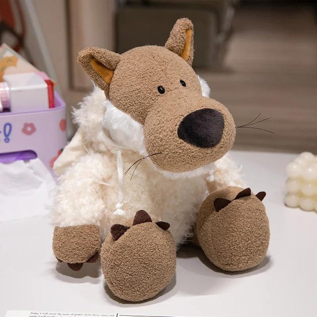 Yiran toy Schläfriges Schaf Wolf im Schafspelz, Plüschtier, 35cm - Bild 1
