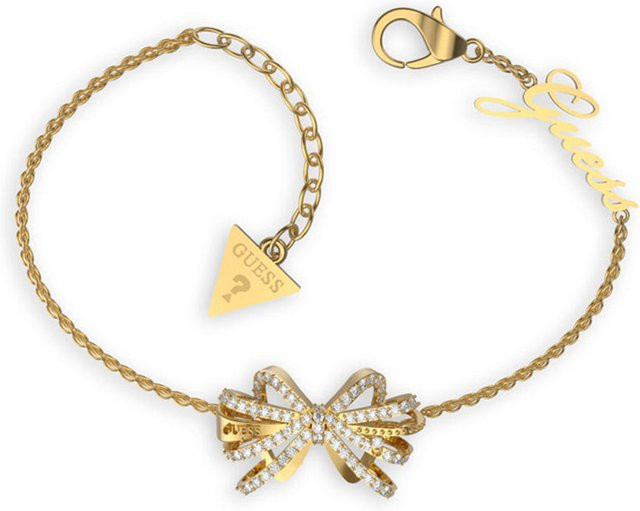 Guess Armband, Edelstahl, Gold, Kristall, Zirkonia, Damen - Bild 1