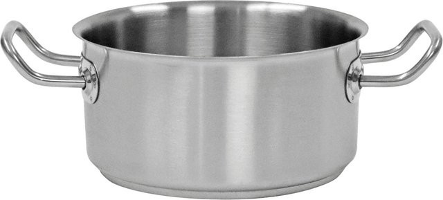 Schneider Bratentopf aus Edelstahl in Silber mit Ausgießrand, Volumen: 4,4 l, Durchmesser: 24 cm, Höhe: 10 cm - Bild 1