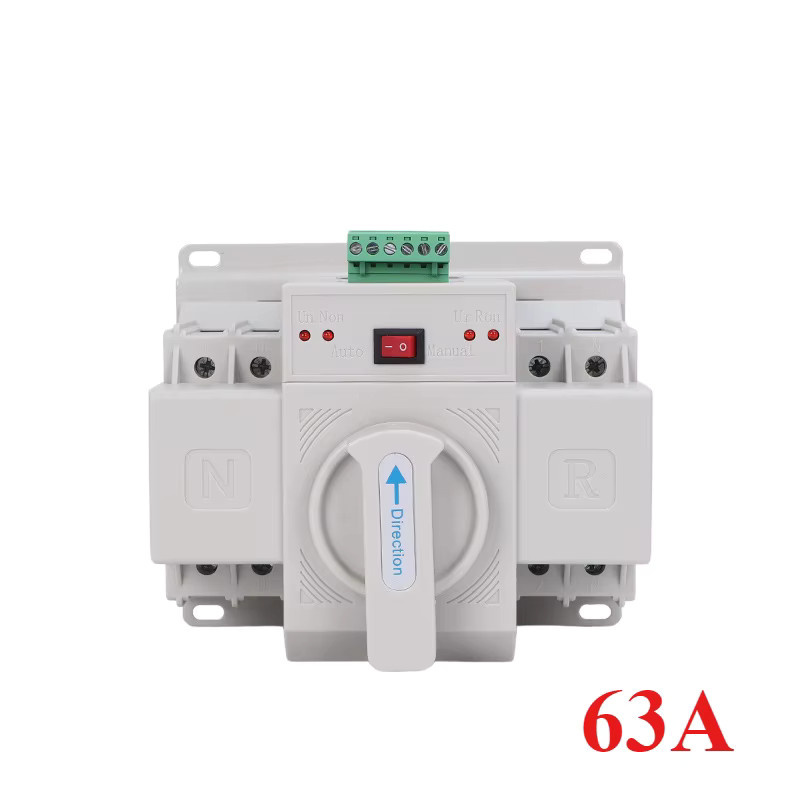 Automatischer Transferschalter ATS Dual Power Leistungsschalter 380V 400V Typ CB MINI in Weiß - Bild 2