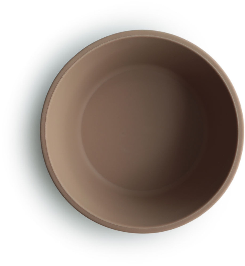 Mushie Silikon Schüssel mit Saugring für Kinder in Beige - Bild 2
