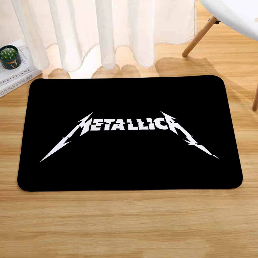 Moderner Metallica Teppich in Schwarz für Wohnzimmer und Schlafzimmer von 52TOYS - Bild 5