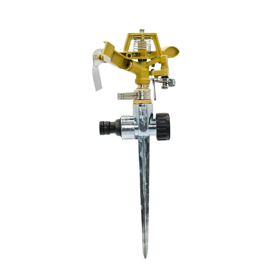 ZWDZJL Bauernhof-Bewässerungs-Rocker-Sprinkler mit Metallstütze, 360 Grad verstellbarer rotierender Strahlsprinkler für die Gartenbewässerung - Bild 2