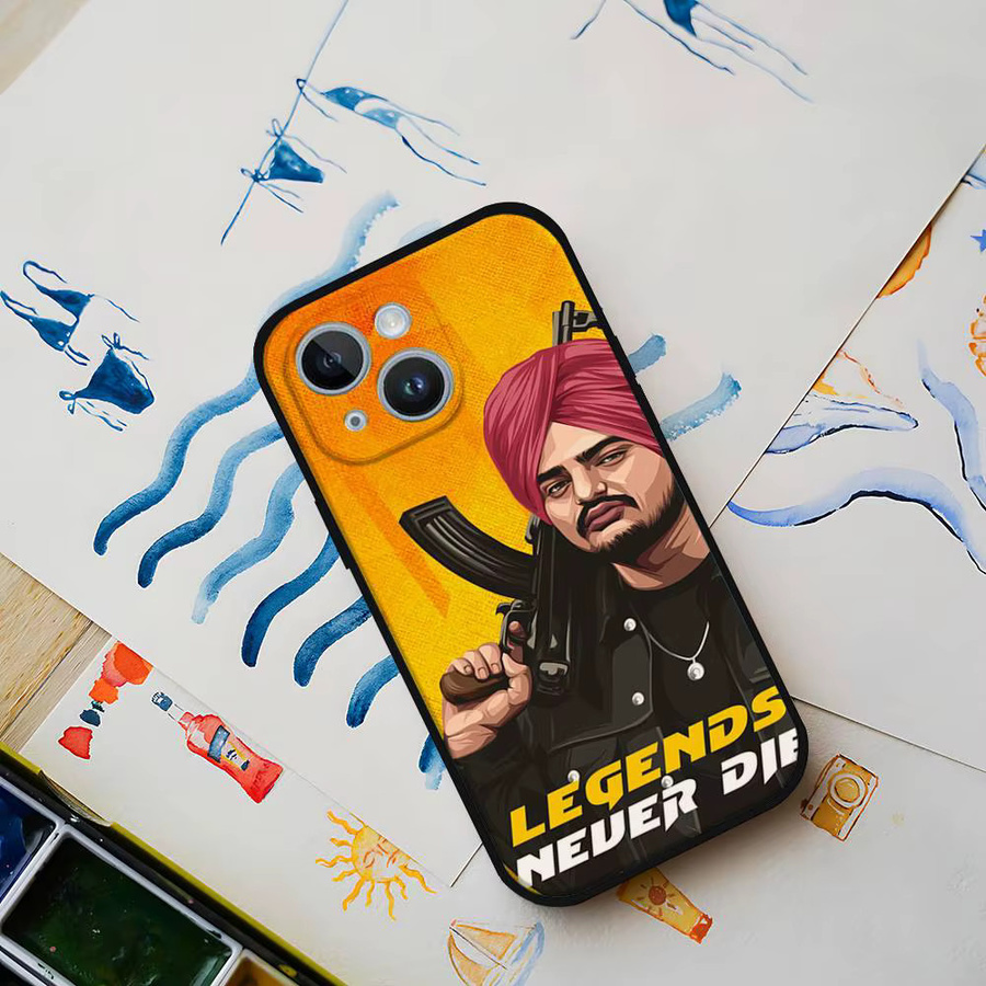 Sidhu Moose Wala Handyhülle aus Silikon für iPhone Modelle in Multicolour - Bild 5