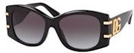 Dolce&Gabbana DG 4501 Sonnenbrille, Vollrand, quadratisch, Kunststoff, Damen, schwarz, grau - Bild 1