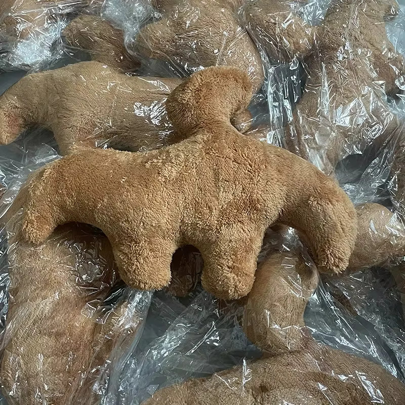 RTBXF Dino Nugget Plüschtier Kissen, Dinosaurier, Braun - Bild 4