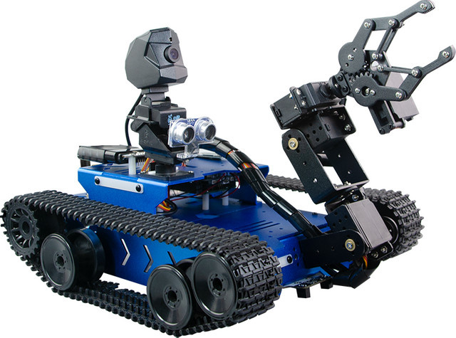 GoLingLing RC Panzer mit 4-DOF-Roboterarm, Kamera, Kettenroboter - Bild 1