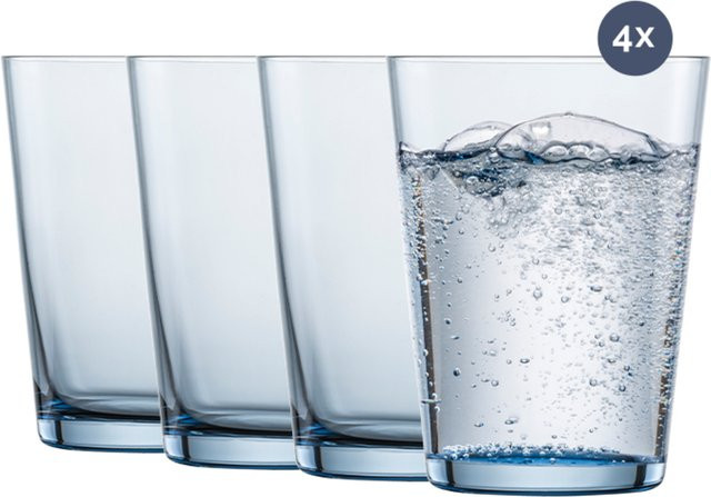 Zwiesel Glas Together Wasserglas transparent blau aus Kristallglas - Bild 1