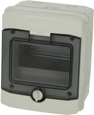 Fibox MCE65 6M 7350001 Gehäuse aus Thermoplast in Grau B/H/T: 16,5 x 20,1 x 12,0 cm - Bild 1