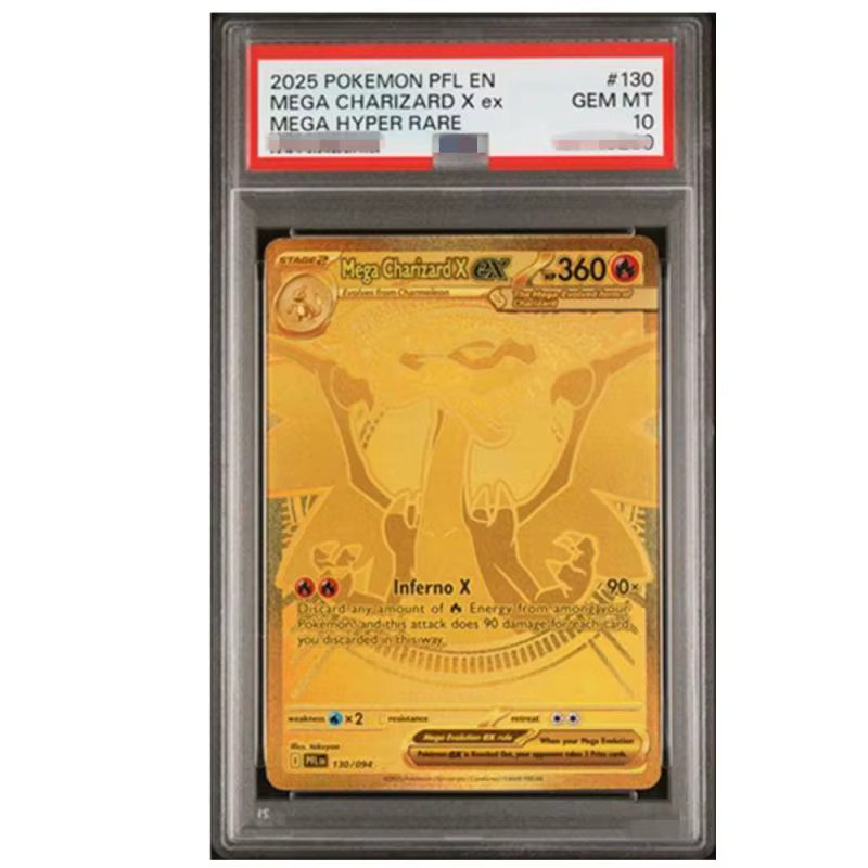 M&G Mega Charizard X EX, Trading Card, Pokémon, Fantasy, Pappe / Karton, English - Bild 4