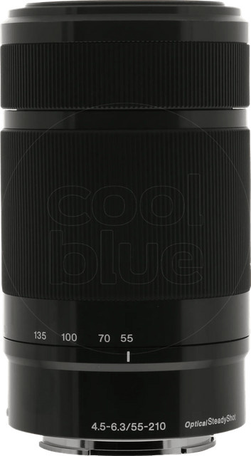 Sony E 55-210mm f/4.5-6.3 OSS Teleobjektiv für APS-C Kameras in Schwarz - Bild 1