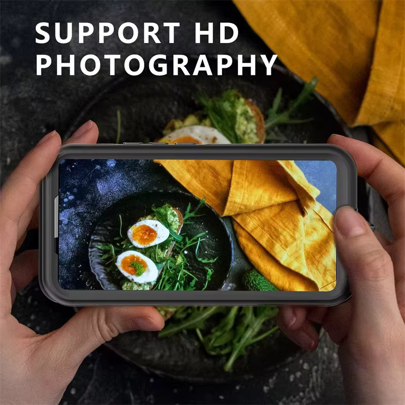 Wasserdichte und stoßfeste Handyhülle für Samsung Galaxy A17 A16 A57 A54 A53 A55 A56 A35 A36 A25 A26 in Schwarz mit IP68 Schutz für Outdoor-Sport und Tauchen - Bild 3