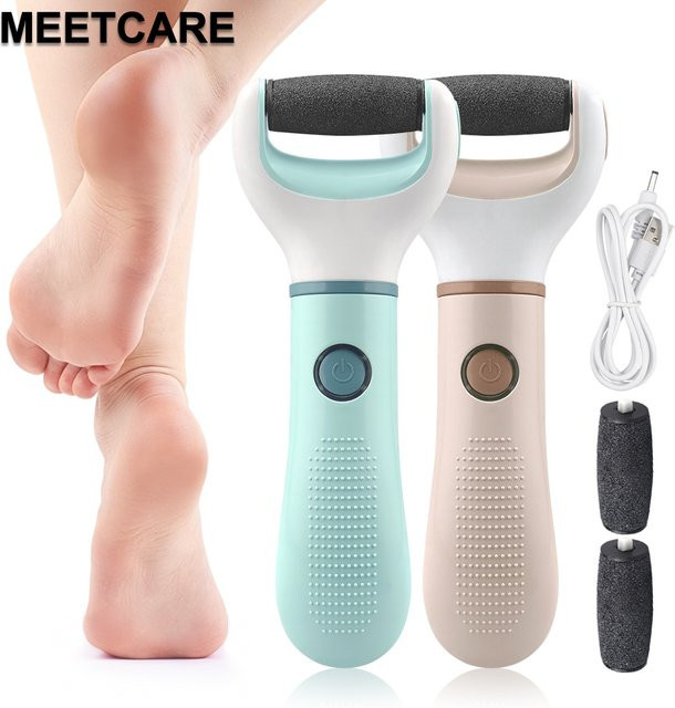 MEETCARE Fußschleifer, kabellos, USB-aufladbar, Unisex - Bild 1