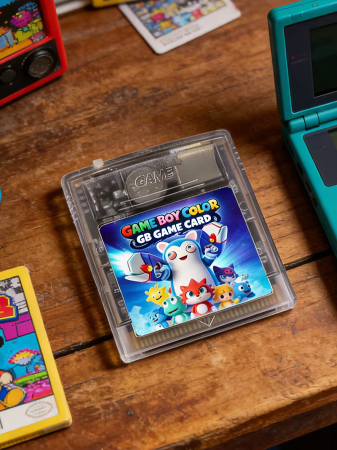 Skchao Handheld Retro Gameboy Multi-Cartridge Konsole mit 2000 Spielen in Lila, OS V4, 4GB TF-Karte für GB, GBC und GBA SP - Bild 6