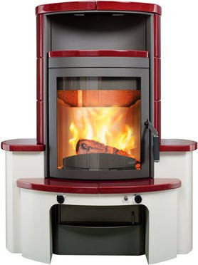 Hark Kaminofen Avenso GT ECOplus in Bordeauxrot mit 6 kW Leistung und Automatik - Bild 3