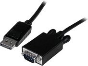 StarTech.com DisplayPort auf VGA Kabel, Schwarz, Länge: 3,05 m - Bild 1