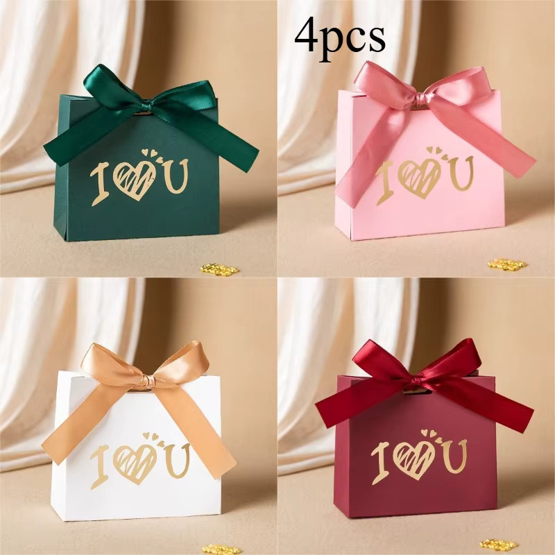 Hochwertige leere Geschenkboxen aus Papier für Hochzeitssüßigkeiten und Valentinstag-Schokoladen in den Varianten 4, 8 oder 12 Fächer - Bild 2