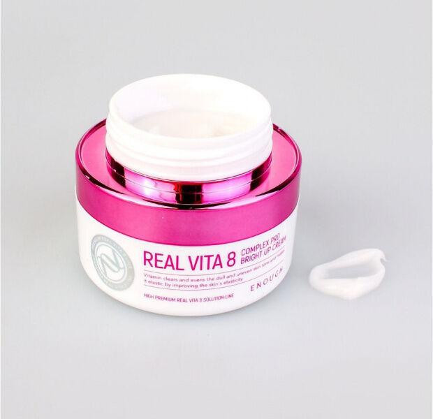 Enough Real Vita 8 Complex Pro Bright Up Creme, 50 ml, Vitamin C, Niacinamid - Bild 2