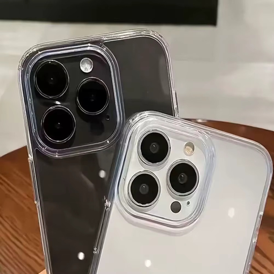 Transparente Acryl-Handyhülle für Apple iPhone 17 16 15 14 13 12 11 Pro Max Plus XS X XR 7 8 HD Klare Harte Rückabdeckung - Bild 2