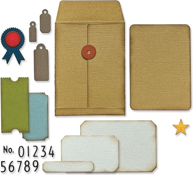 Sizzix Thinlits Stanzschablone Collector by Tim Holtz - Bild 1