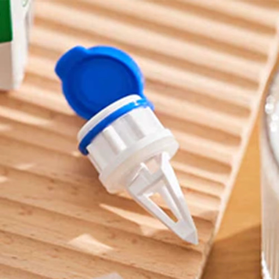 2er-Set Multiyilego Ausgießer aus Kunststoff für Milch- und Fruchtsaftflaschen in runder Form - Bild 5