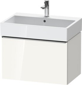 Duravit Waschtischunterschrank D-Neo, weiß glänzend, wandhängend, B: 68,4 cm, T: 44,2 cm, H: 44,0 cm - Bild 1
