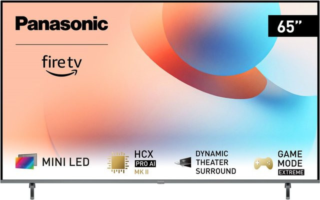 Panasonic TV-65W95AEG Mini LED Smart-TV in Dark Titanium, 164 cm (65 Zoll), 4K Ultra HD, 120 Hz und Sprachsteuerung - Bild 1