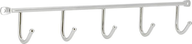 Siro Hakenleiste 2081 aus Metall in Chrom Glänzend mit 5 Haken, Länge: 350 mm - Bild 1