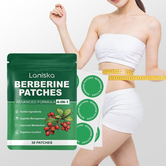 LANISKA Berberin-Pflaster, Unisex, 30 Stück - Bild 1