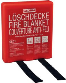 Gloria Löschdecke in stabiler Hardbox, B: 120 cm, L: 180 cm - Bild 1