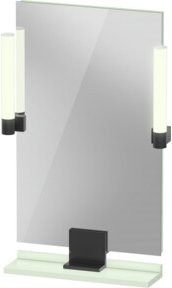 Duravit Sivida LED-Badspiegel mit Bewegungssensor und Dimmfunktion, Weiß, B/H/T: 45 x 65 x 3,6 cm - Bild 1