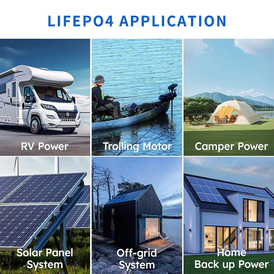 Likctt LiFePO4-Akku 12V 3560Ah in Schwarz, wiederaufladbare Lithium-Eisenphosphat-Zellen für Marineboote und Heimenergiespeicher - Bild 5