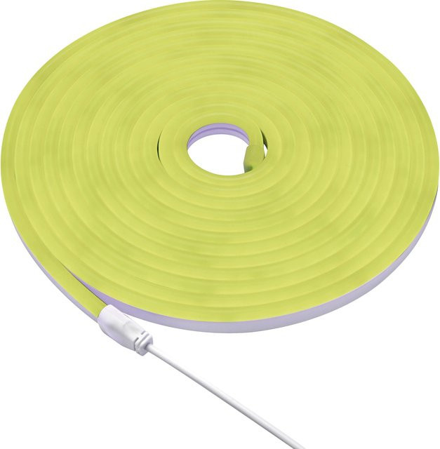 RGB LED Lichtschlauch Neon Flex mit Fernbedienung, 5 m, IP44, Multicolor und Weiß - Bild 1