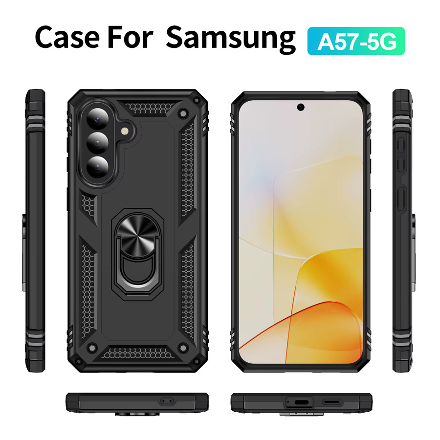 Stoßfeste Silikon Schutzhülle für Samsung Galaxy A55 A35 A25 A16 A06 in Schwarz und Blau - Bild 3
