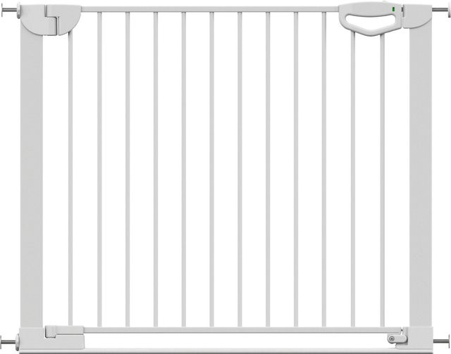 Geuther Tür- und Treppenschutzgitter Easylock mit Flatstep in Weiß - Bild 1