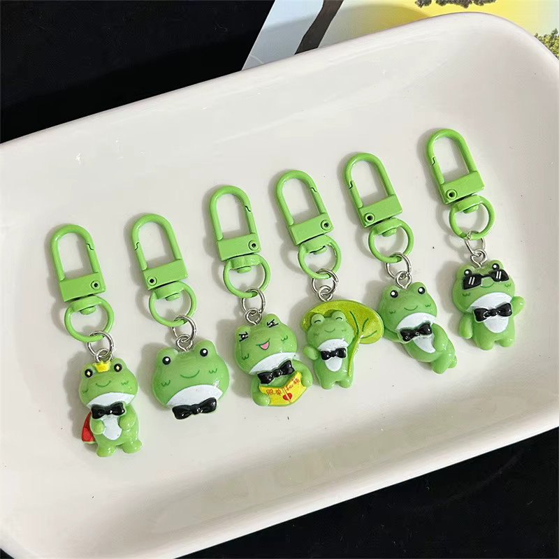 Velishy Schlüsselanhänger, Grüner Frosch, Bunt, Kinder - Bild 2