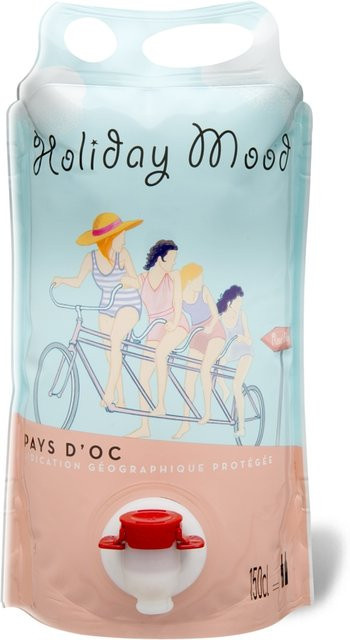 Les Vins Du Littoral Holiday Mood IGP Pays d'Oc Roséwein trocken 2025 1,5 l - Bild 1
