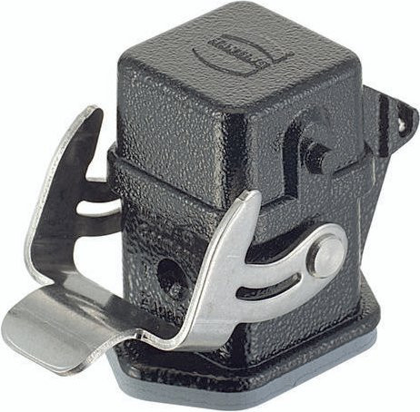 HARTING Anbaugehäuse aus Kunststoff in Schwarz 09 37 003 0306 09370030306 - Bild 1