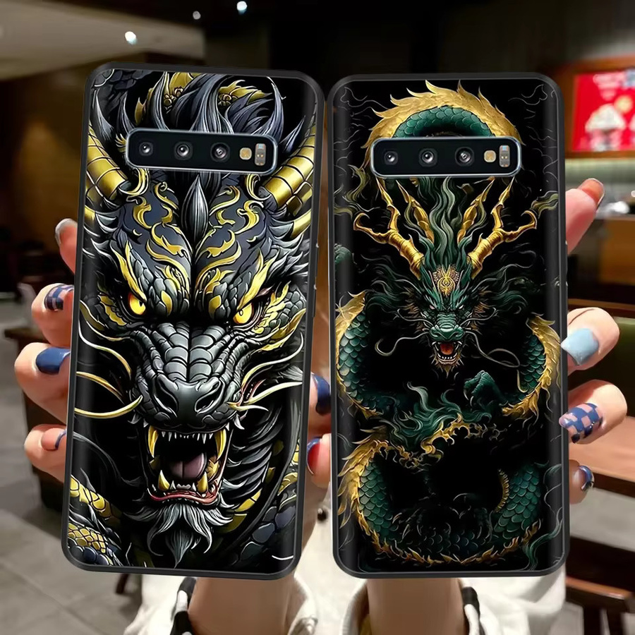 Samsung Galaxy S10 S10 Plus S10+ Silikon Handyhülle zum Vollschutz in Schwarz und Multicolour - Bild 2