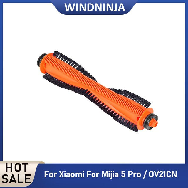 WINDNINJA Anti-Verwicklungs-Hauptrollenbürste für Xiaomi Mijia Roboterstaubsauger 5 Pro/OV21CN in Orange - Bild 1
