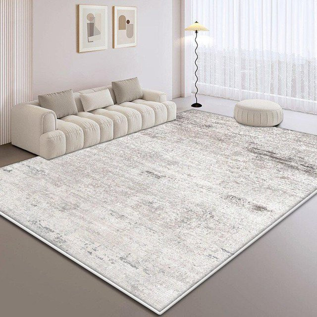 Karpetti Wohnzimmerteppich mit abstraktem Design in Grau, rutschfest und leicht zu reinigen, B/T: 250 x 200 cm - Bild 1