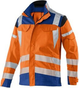 Kübler PSA Reflectiq Warnjacke in Warnorange und Königsblau Größe 28 - Bild 1