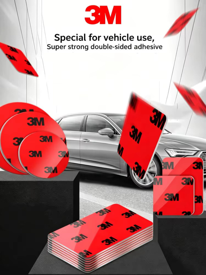 3M 5108 Starkes doppelseitiges Klebeband für die Autobefestigung, 10 Stück, hochviskos und spurlos - Bild 5