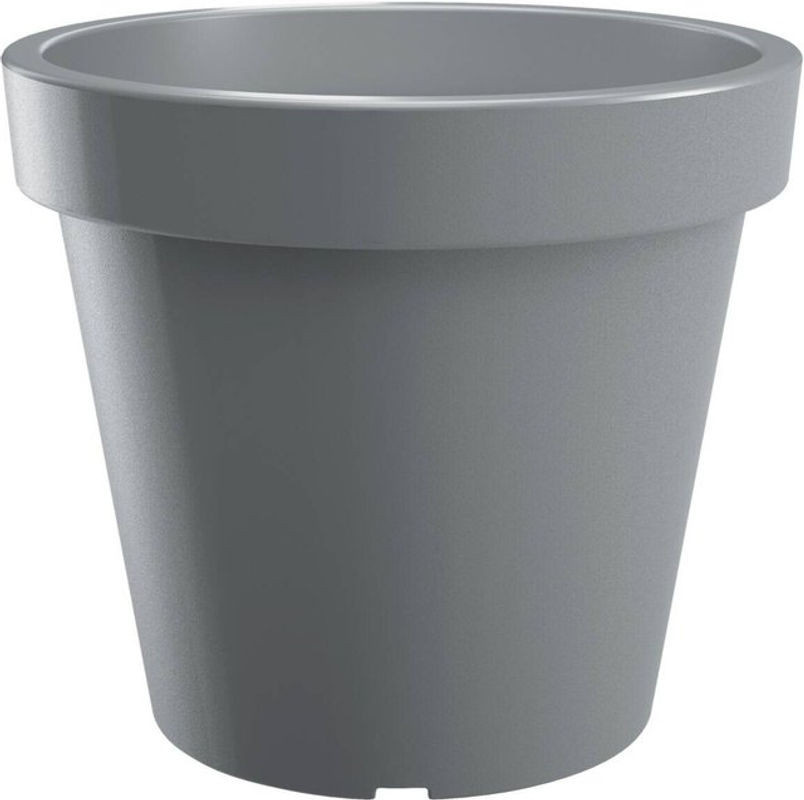 Prosperplast Pflanztopf Lofly rund, grau, Kunststoff, H: 58 cm, B: 52 cm, T: 58 cm - Bild 1